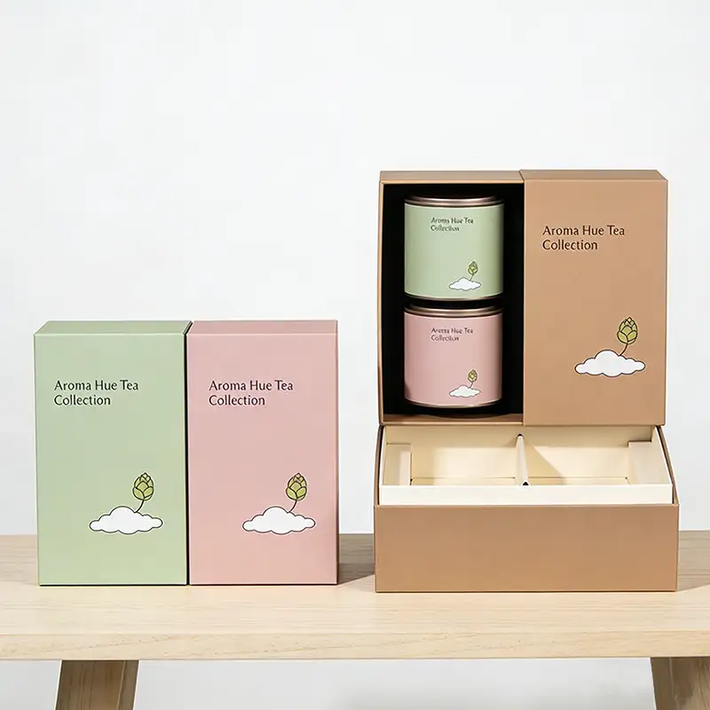 عبوات شاي فاخرة بكميات صغيرة، قابلة للتخصيص، مع شعار، بسعر الجملة، عبوة أكياس شاي، علبة هدايا، علب تغليف قابلة للطي، قابلة لإعادة التدوير، إغلاق مغناطيسي 1