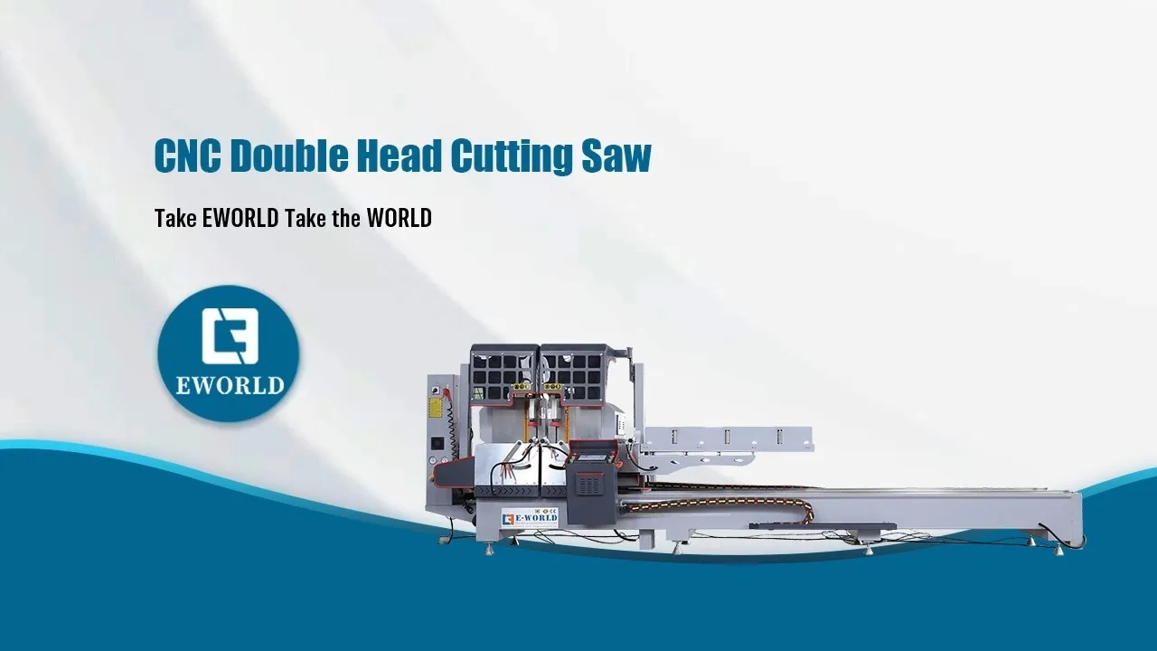Aluminum Window Machine CNC Double Head Cutting Saw 1