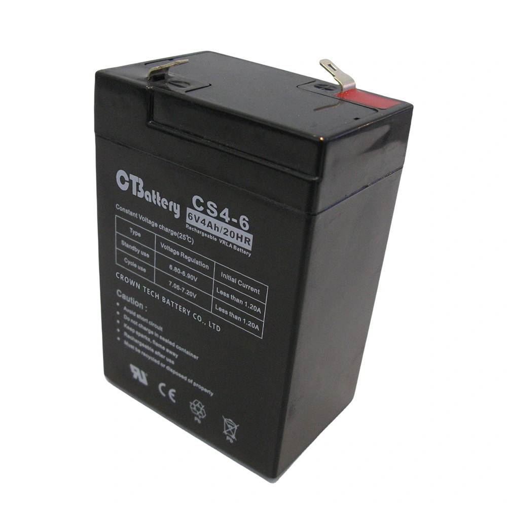 CS4-6 6V VRLA Standby Battery for Toys Medical Security Systems 1