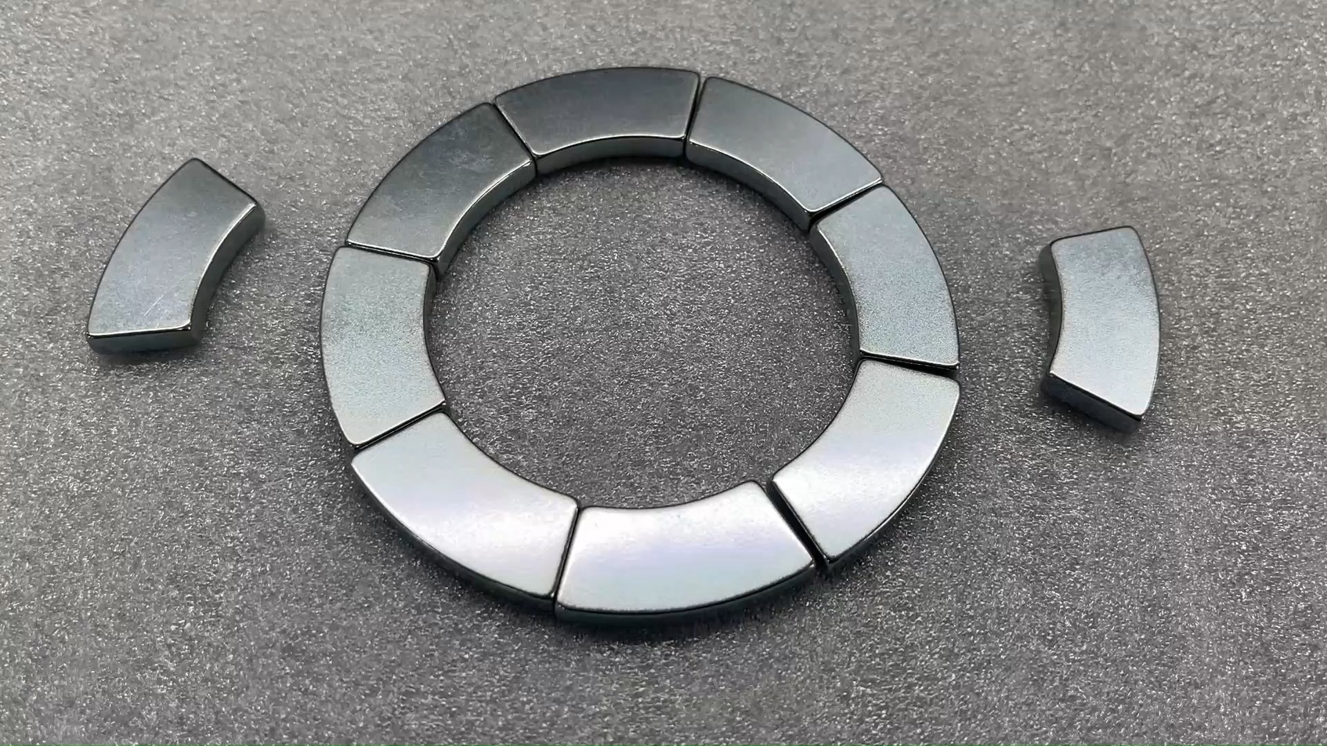 SM-03152031  3 types different size ARC Ndfeb Magnet With Zinc 1