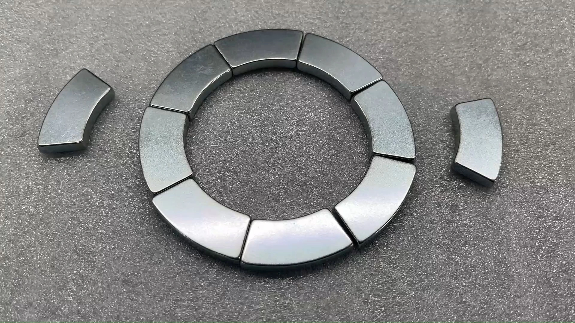 SM-03152031 3 tipuri de magnet ARC NdFeB de dimensiuni diferite cu zinc 1