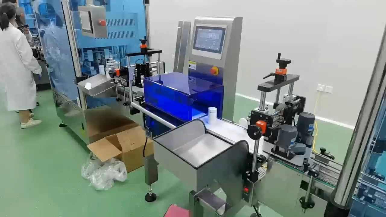 Check weighter es un equipo de pesaje en línea de alta velocidad. 1