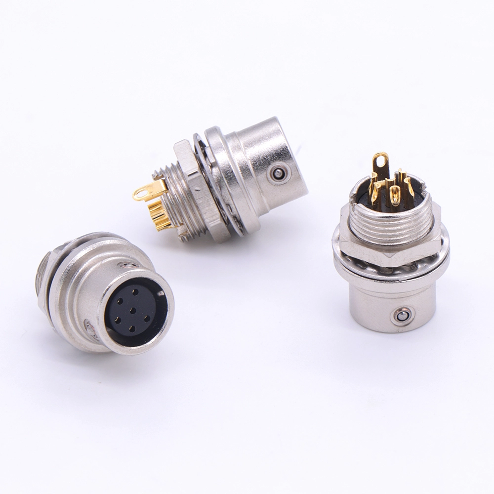 GLM-8RA 3/4/6/8-pin board-side aviation socket, soldered female socket 1