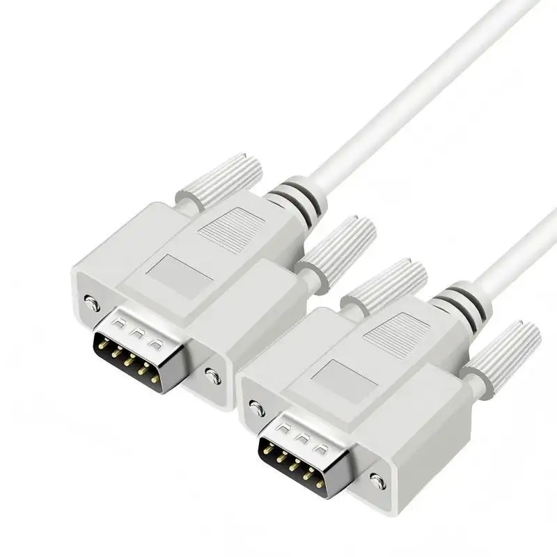 DB9 Male-to-Male RS232 Cable — Molded PVC (1)