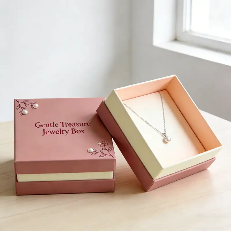 علبة تغليف مجوهرات صغيرة قابلة لإعادة التدوير، بشعار الشركة المصنعة الأصلية، وإغلاق مغناطيسي، وطباعة بأربعة ألوان، ولمسة نهائية غير لامعة، بسعر المصنع، قابلة للتخصيص. 1