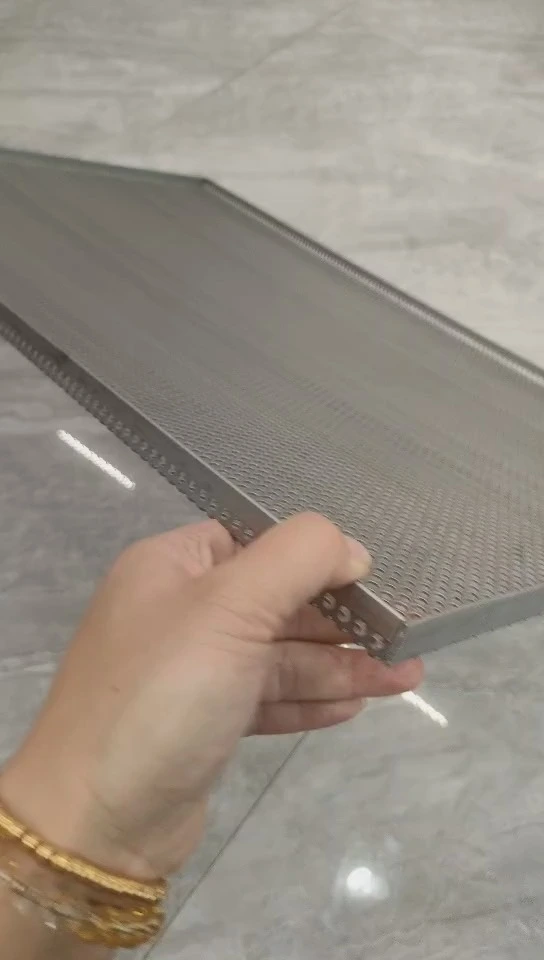 Plateaux perforés en acier inoxydable personnalisés pour le séchage des friandises pour animaux de compagnie 1