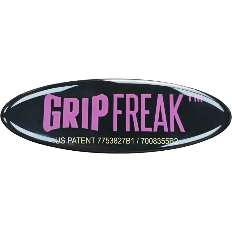 Custom Oval Aluminum Epoxy Nameplate with Adhesive Back 1