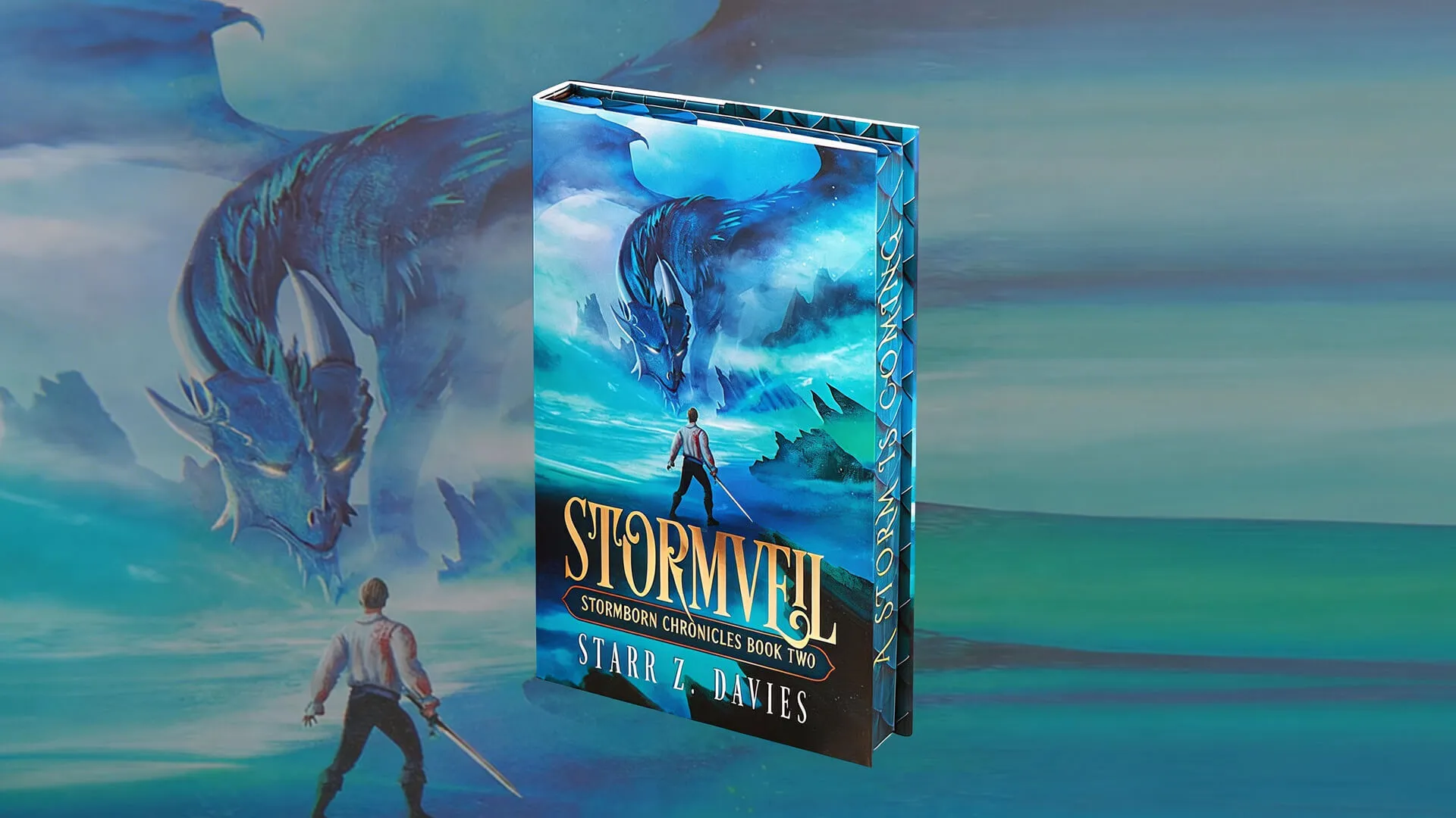 Inbunden med skyddsomslag, guldfolierat omslag, specialdesignade försättsblad och sprayade kanter 1