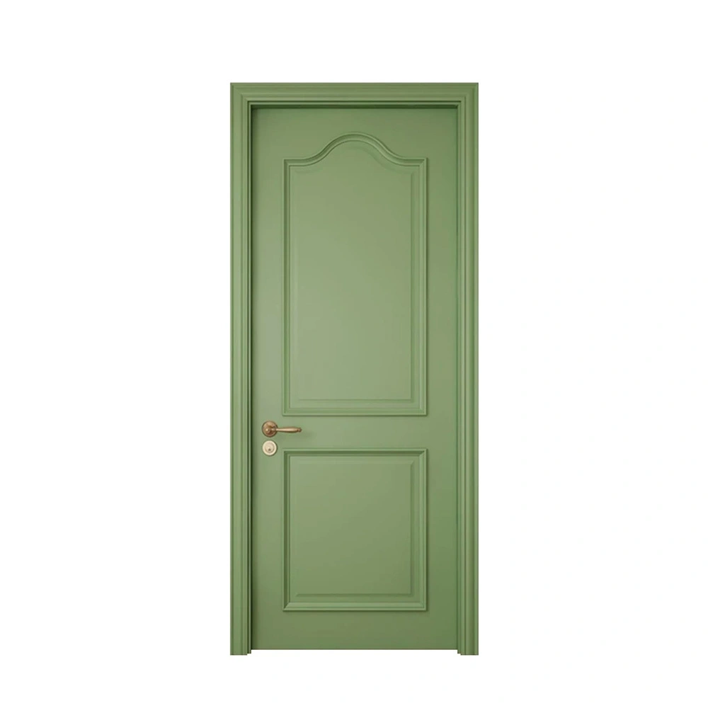 The green painted door