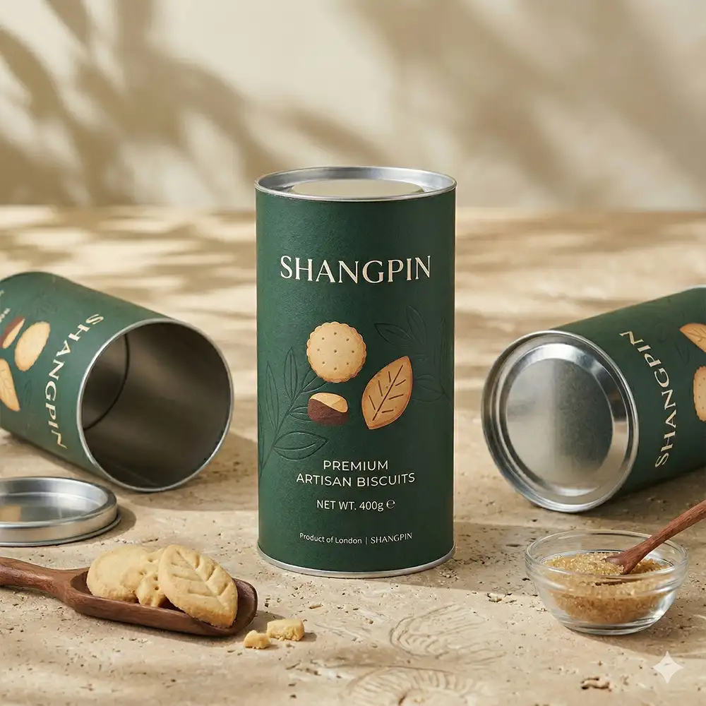 Коробки для печенья, роскошная упаковочная тара, бумажный тубус 1