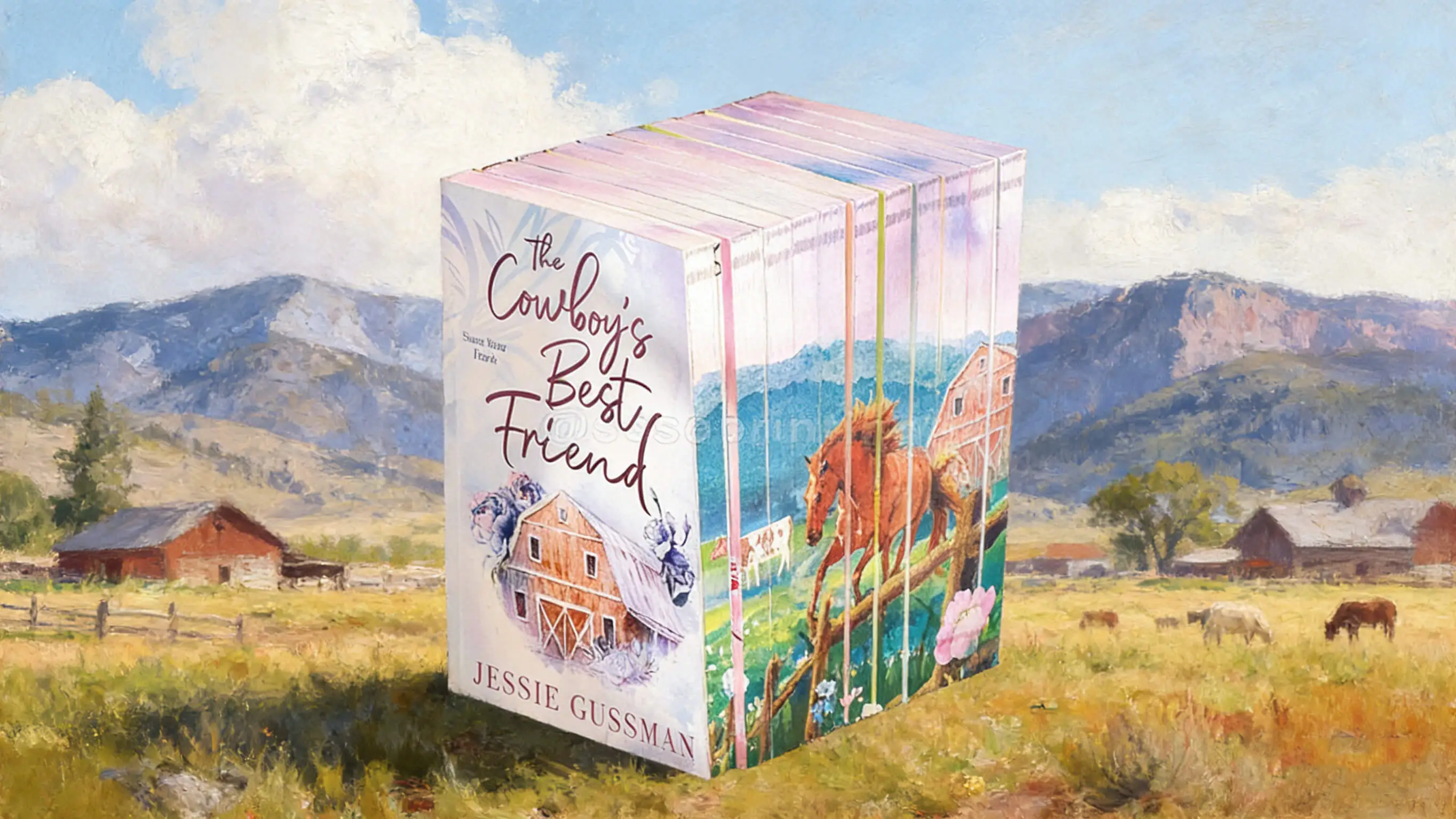 Specialutgåva pocketbok Omnibus tryckt med mönstrade kanter och folie på omslaget 1