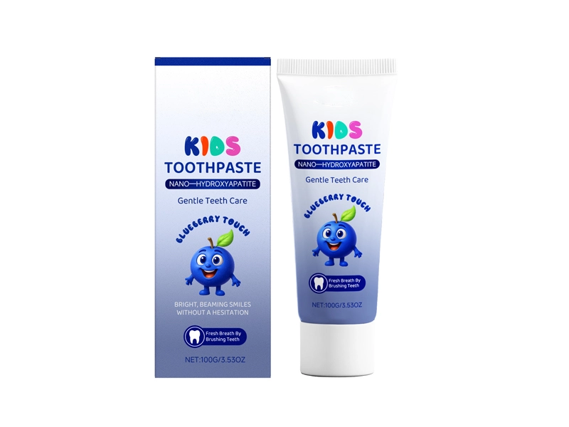 Kids Nano‑Hydroxyapatite Toothpaste 100g – Blueberry Flavor, Enamel Repair & Sugar Bug Protection 1