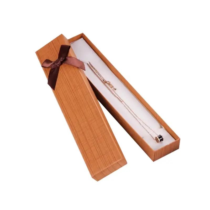 علبة هدايا صغيرة قابلة للطي مصنوعة من ورق مقوى أحمر اللون، قابلة لإعادة التدوير، مع غطاء، مثالية لقلادة ذكرى الزواج أو كهدية أو صندوق مجوهرات. 1