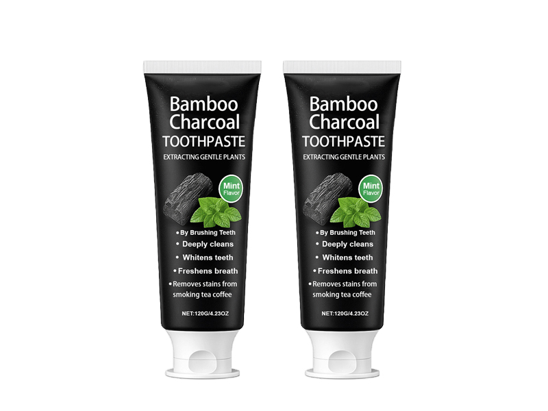 Charcoal Toothpaste 120g – Deep Clean & Natural Whitening, Activated Bamboo Charcoal Formula 2