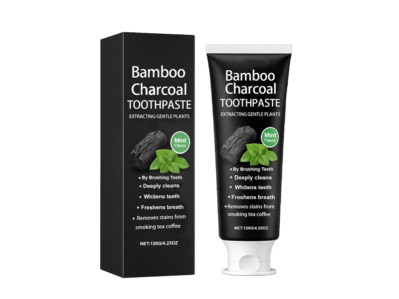 Charcoal Toothpaste 120g – Deep Clean & Natural Whitening, Activated Bamboo Charcoal Formula 1