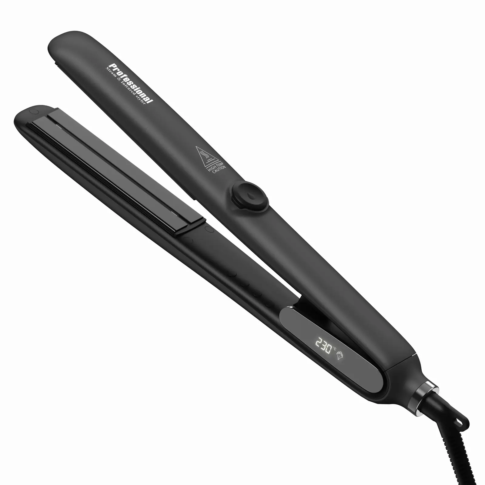 Plancha alisadora de pelo profesional FP-271 con vapor e infrarrojos, de cerámica de calidad profesional. 1