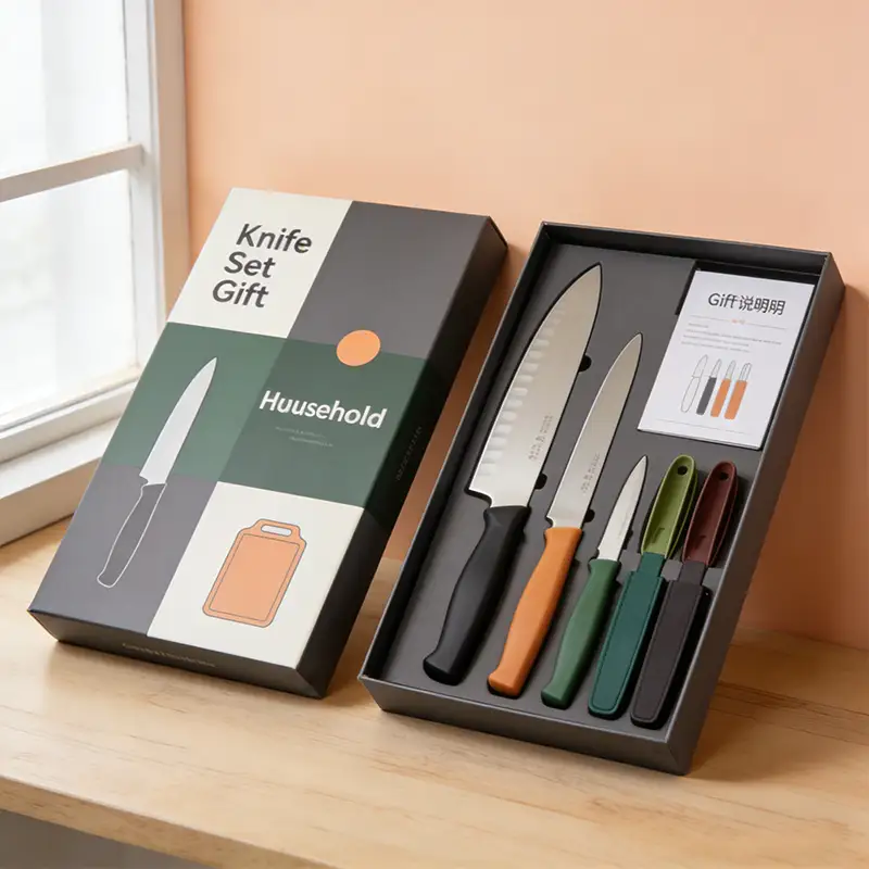 صناديق سكاكين منزلقة بغطاء مغناطيسي من الورق المقوى القابل لإعادة التدوير، قابلة للتخصيص، بالجملة، تغليف أدراج متعددة الاستخدامات، تغليف لامع 1