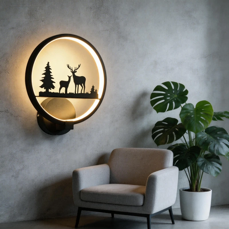 Led Wall Sconce 12W 20W Modern Creative Bedroom Wall Lamp 1