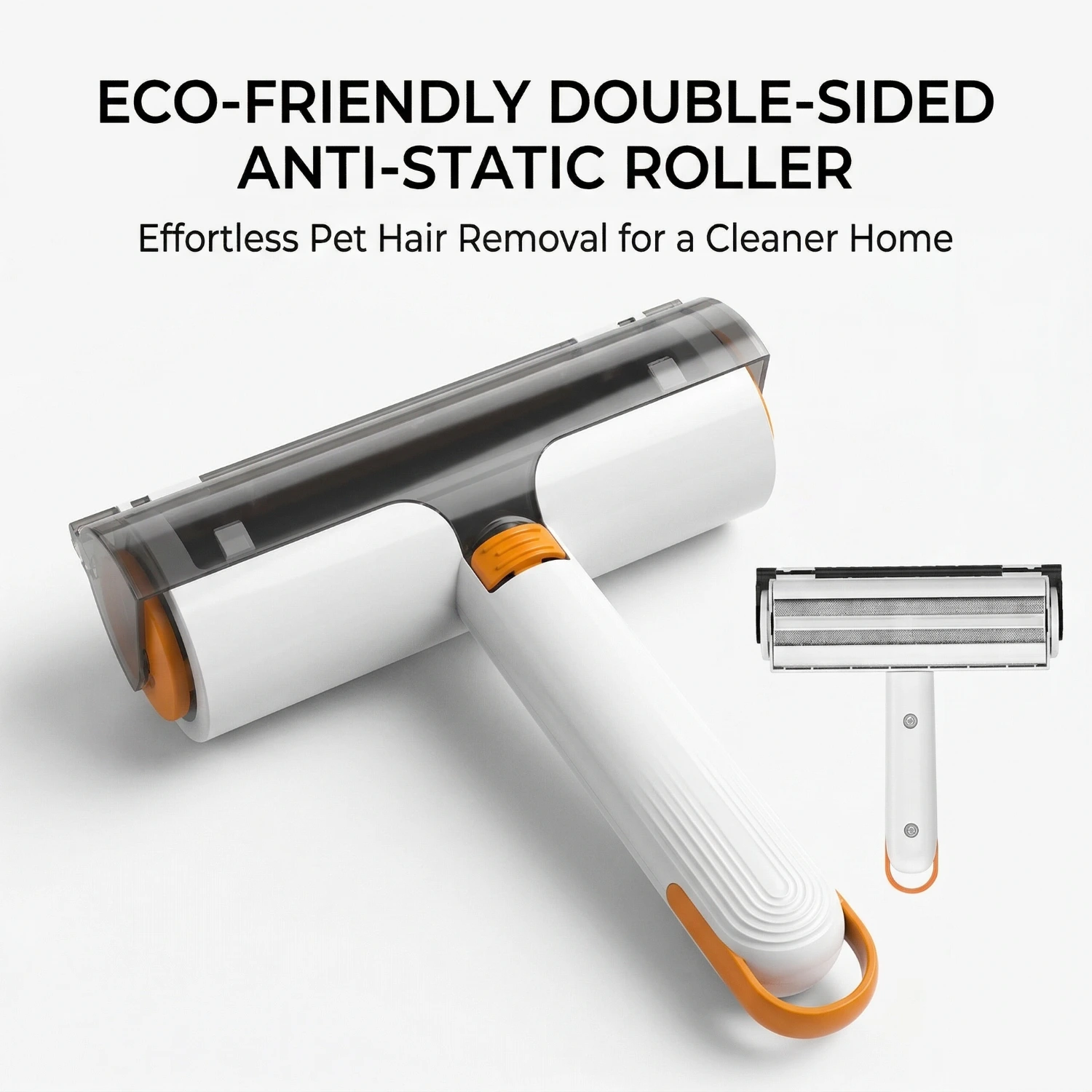 ROADREIGN -Friendly Double-sided Anti-static Roller Comb & Brush for Cat Hair Removal and Animal Fur Cleaning Lint Tool 1