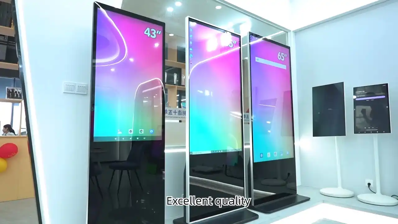 Indoor Floor Standing Digital Signage Display 43–65 Inch LCD Advertising Screen for Retail & Commercial Use 1