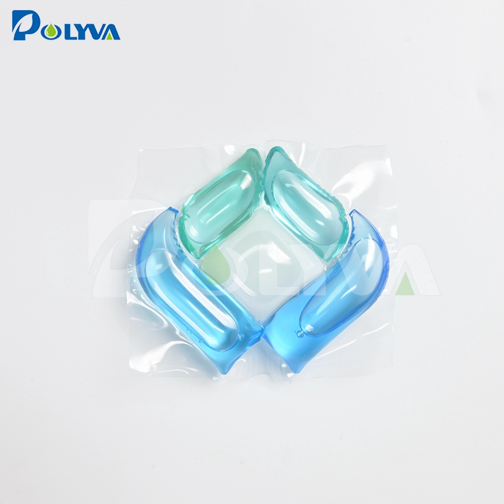 POLYVA 5 chamber liquid water-soluble laundry pods, 5 in 1 laundry capsules 1