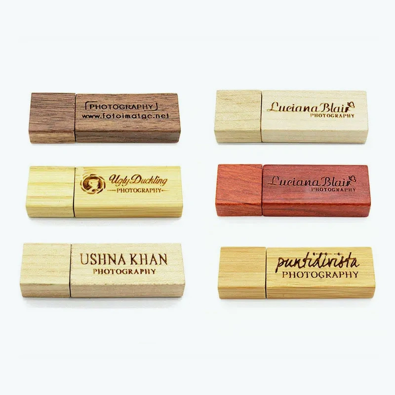 Wooden USB Flash Drive with Cap for Corporate and Wedding Gifts 1