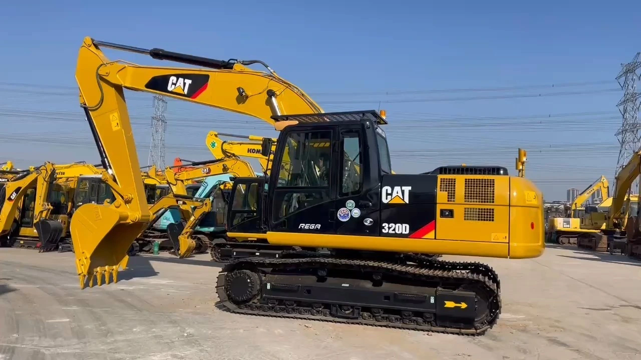 Used CAT 320D Low Working Hours Strong Digging Force 1