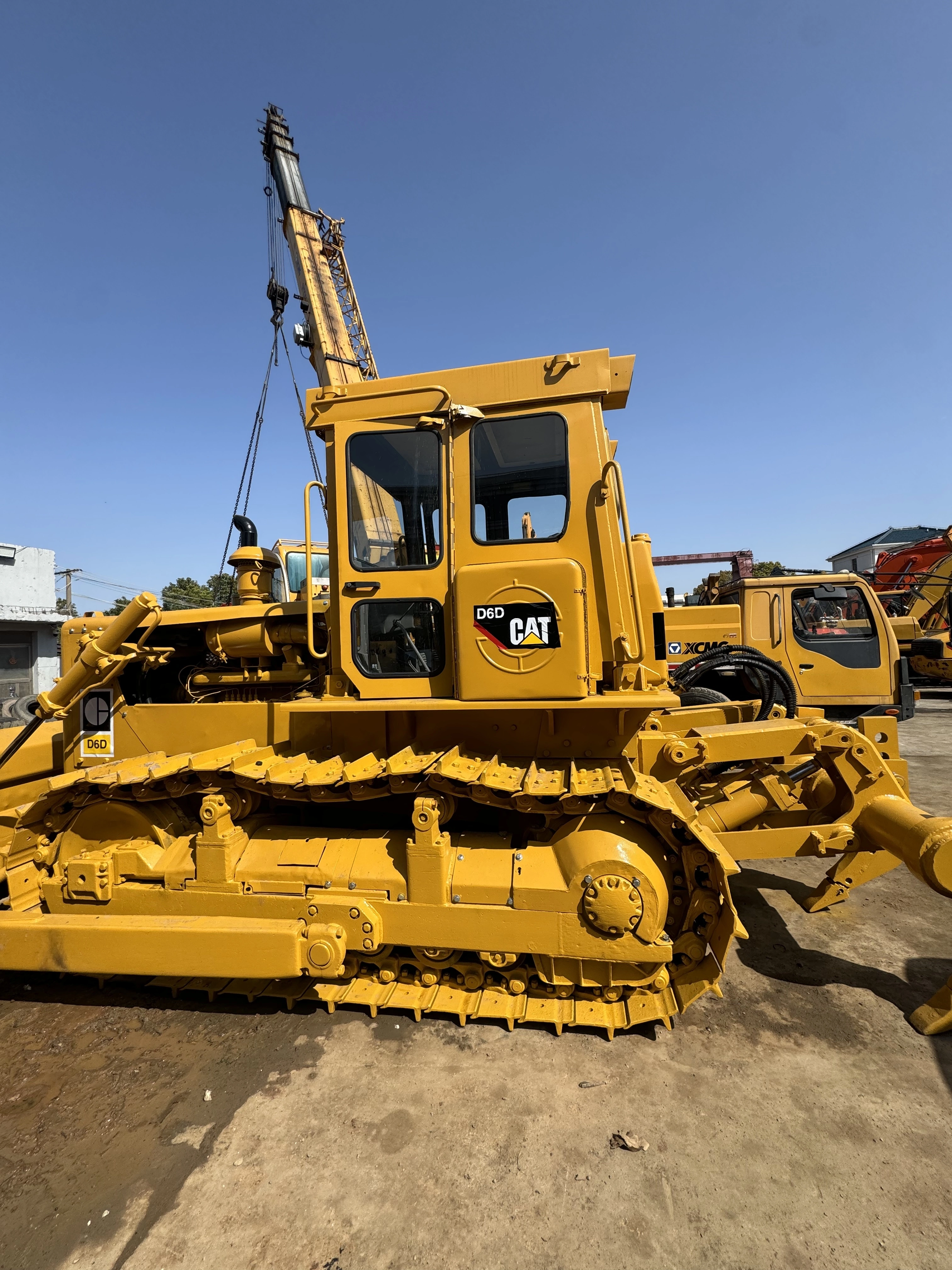 2021 CAT D6D Used Bulldozer Secondhand Crawler Dozer High Quality in Shanghai Yard 1