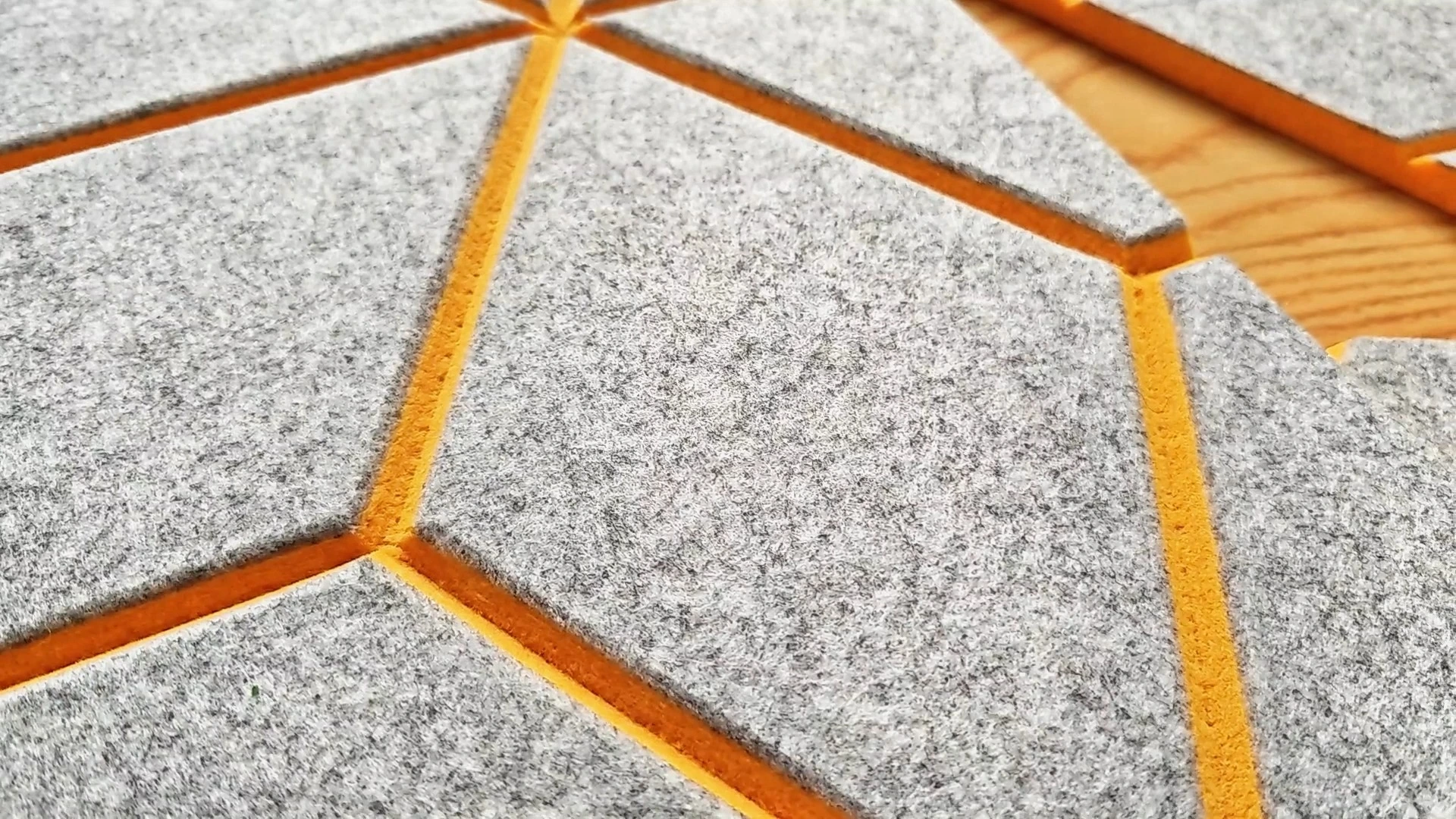 Two-color polyester fiber acoustic panel 1