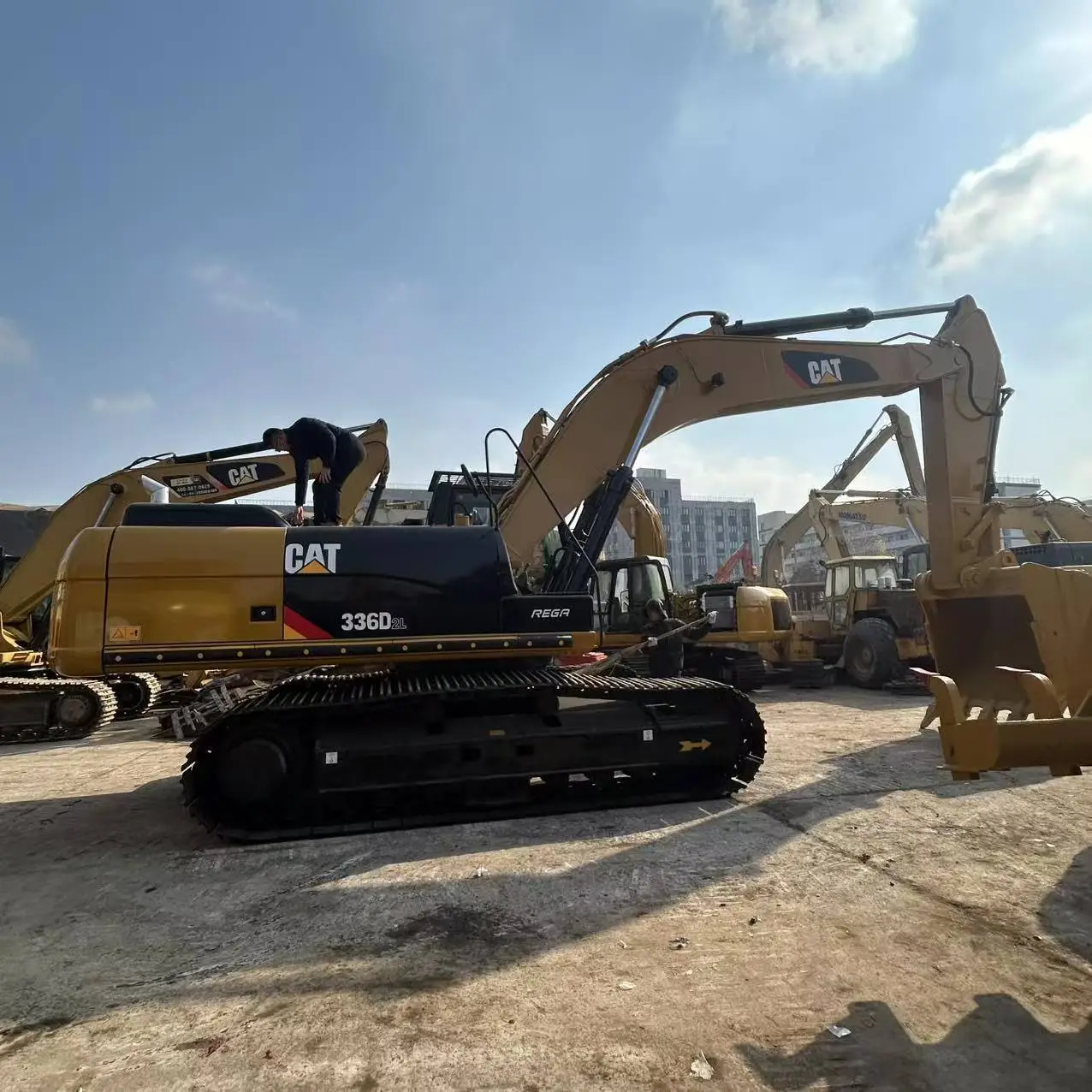 تجهیزات خاکبرداری با کارایی بالا، بیل مکانیکی Cat 336D دست دوم برای فروش 1