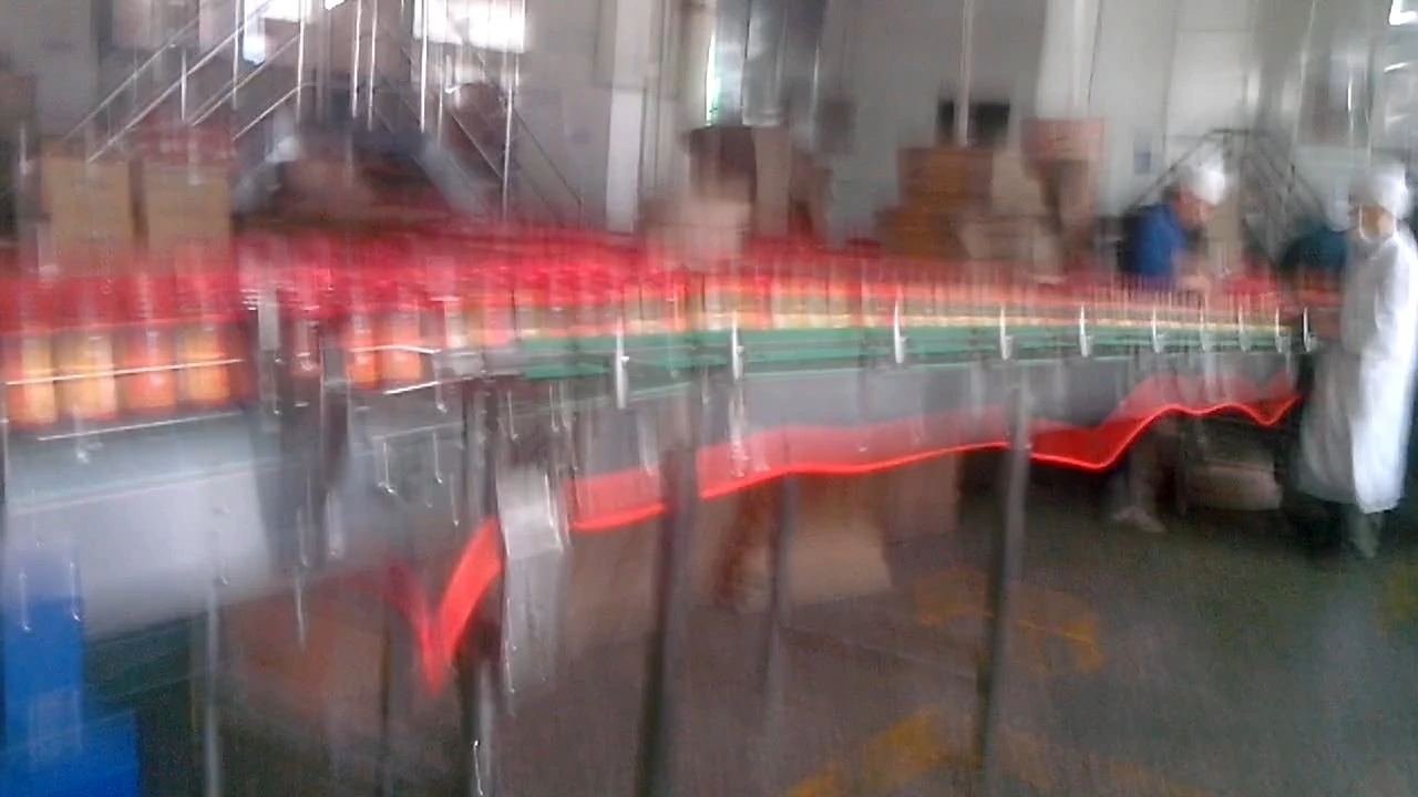 Confezionatrice automatica a 5 stazioni per salse piccanti in barattoli di vetro rotondi con sistema di sgancio rapido - Serie WKD-DGB (tipo Y) 1