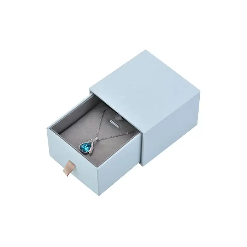 Recyclable Paper Boxes Without Logo Lid Base Matte Grey Men's Gift Packaging Simple Design Magnetic Closure Folding Jewelry Box 1