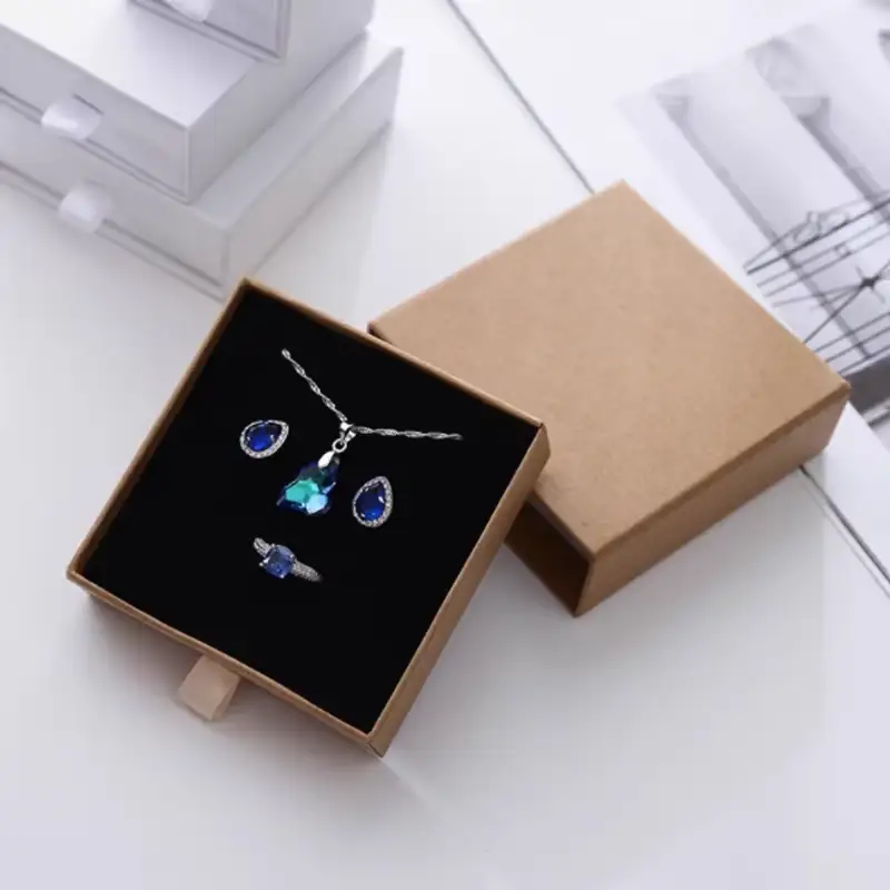 Custom Color Logo Recyclable Paperboard Small Bracelet Bangle Boxes with Magnetic Lid for Pendant Ring Earrings Jewelry Gift Box 1