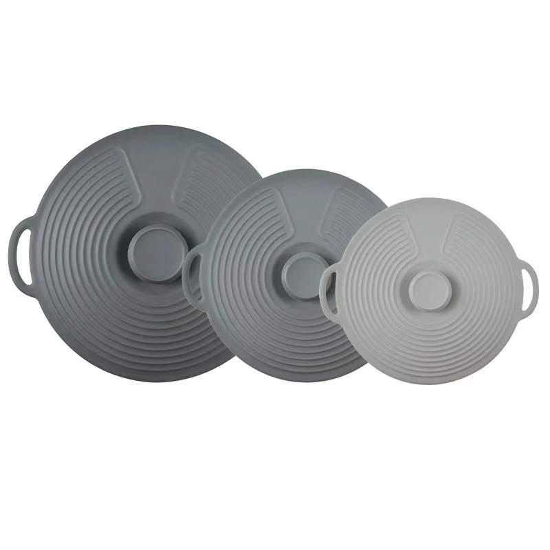 Universal Silicone Lids for Pots and Pans Heat Resistant Reusable Suction Seal Covers for Bowls, Pots, Cups 1