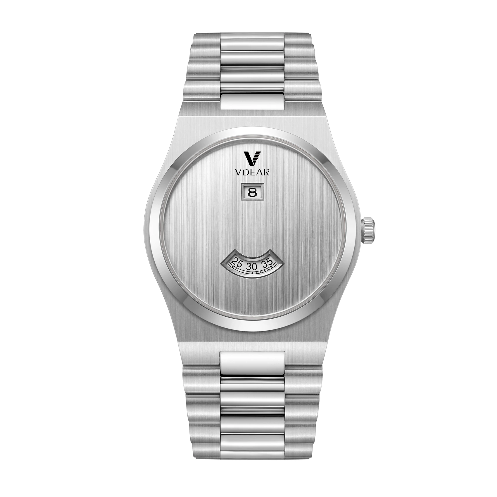 VDEAR- Custom Luxury Mechanical Watch OEM/ODM Logo Wristwatch Minimalist Automatic Watch Stainless Steel Case Watch Ultra Men Watch 1