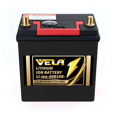 40B19R 12.8V 40AH Lithium-ion LiFePo4  2000 Cycles Life  Car Batteries with BMS for Standard Cars & SUVs 1