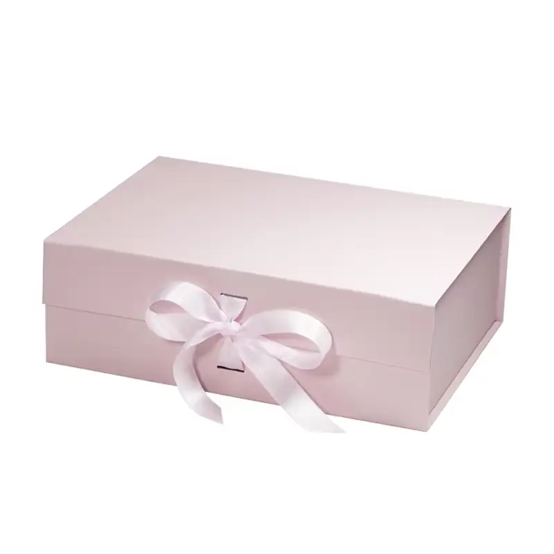 Independent Design Luxury Recyclable Art Paper Square Gift Box with Handle Underwear Packaging Foldable Box 1