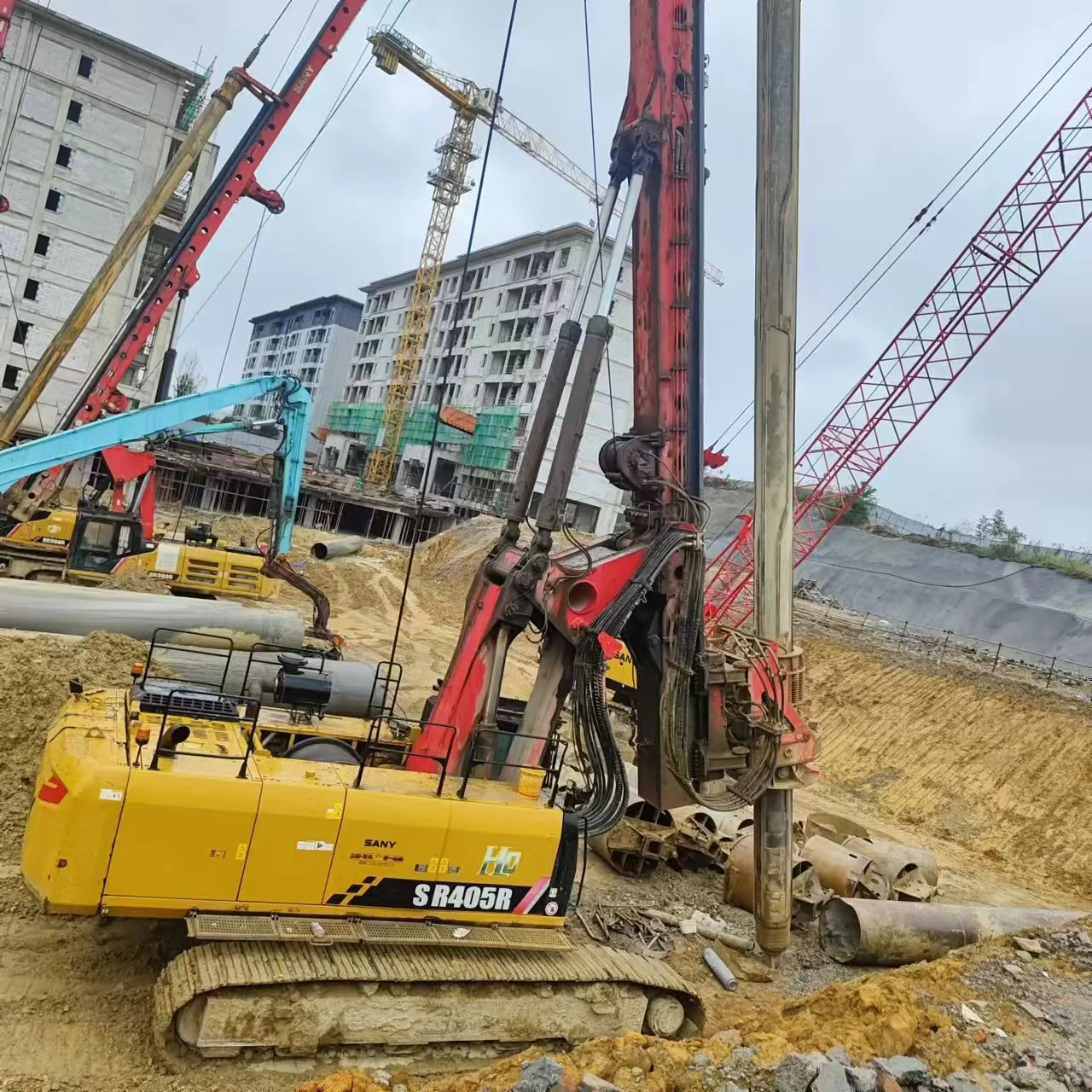 2020 SANY SR405R Rotary Drilling Rig (Piling Machine) — 405 kN·m High-Torque Large-Depth Foundation Piling Equipment 1