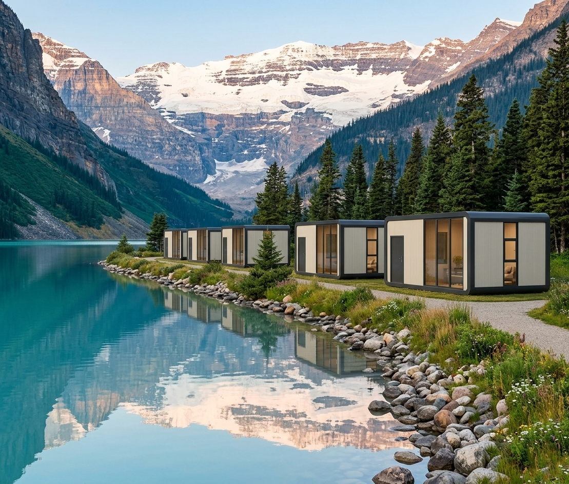 Ready-to-Ship Modular Apple Cabin for Airbnb | Rapid Install Prefab ...