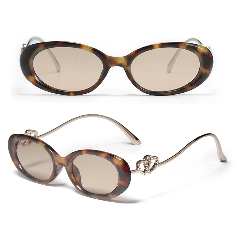 S32497 Gafas de sol polarizadas UV400 de lujo para mujer, diseño atractivo, montura de acetato, precio bajo al por mayor. 1
