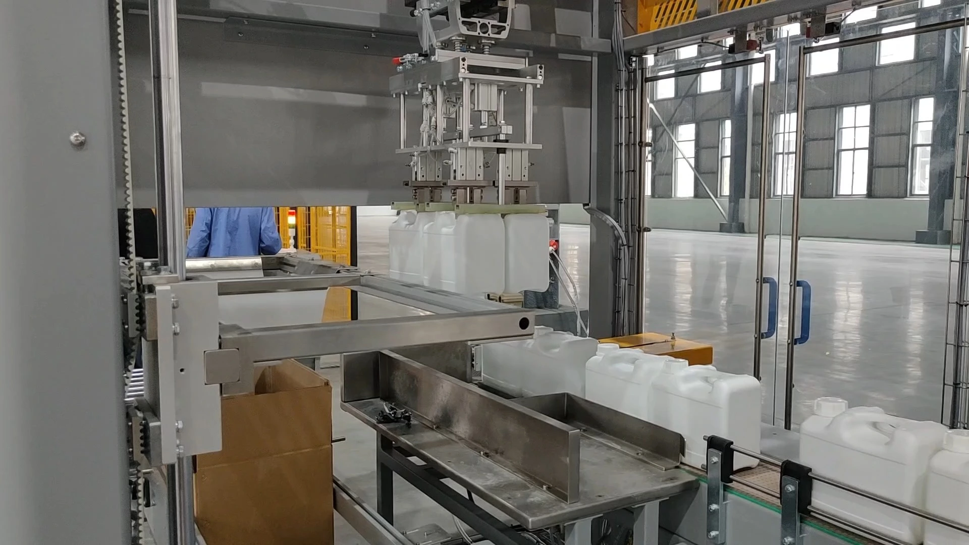 Insacchettatrice automatica per secchi quadrati da 5 litri di biofertilizzante - Serie WKD-CZX 1