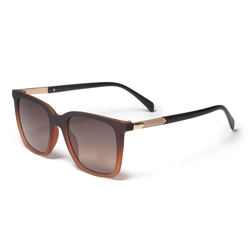 S32498 Venta al por mayor Gafas de sol clásicas con protección UV, montura completa, estilo moderno y elegante, unisex, de marca popular 1