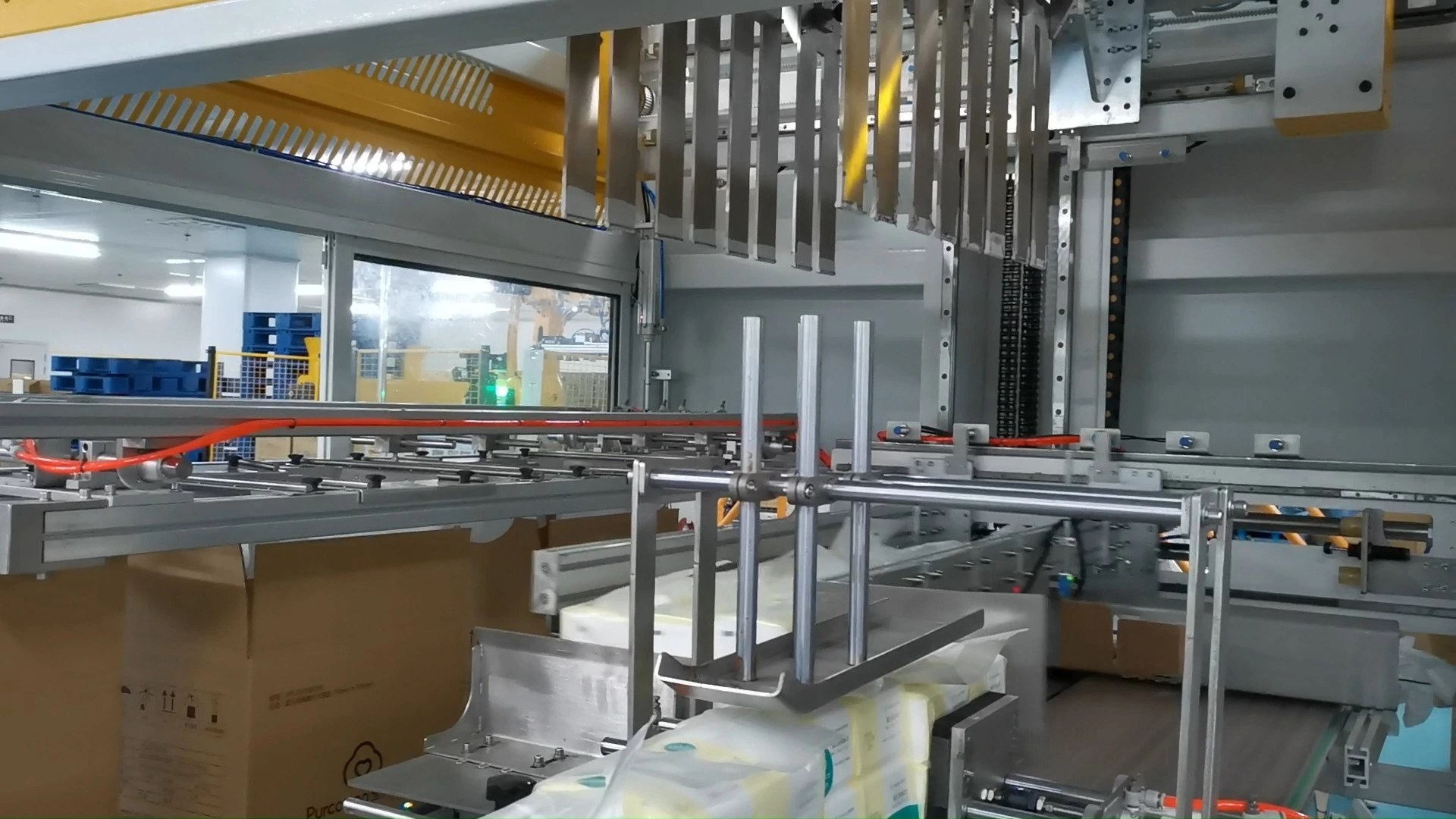 Confezionatrice automatica per sacchetti di fazzoletti di cotone - Serie WKD-CZX (doppia testa) 1