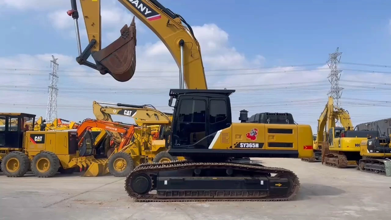 36.5tons Used SANY365H Excavator for Sale Newest year Good quality 1