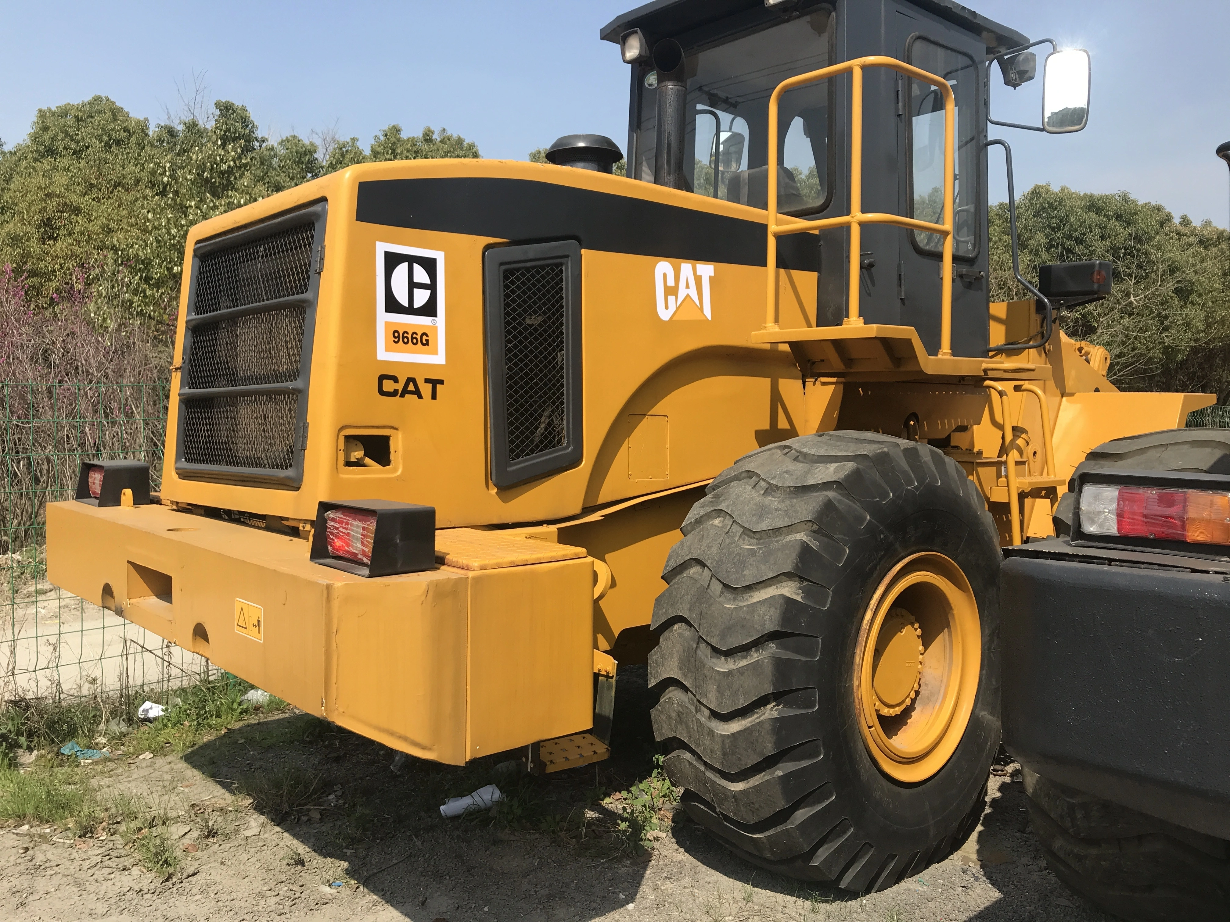 Pá carregadeira de rodas CAT 966G - Pá carregadeira de construção pesada de alta eficiência 1