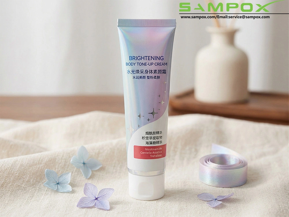 Holographic Gradient ABL Body Cream Tube 120g 40mm with Stand-Up Cap 1