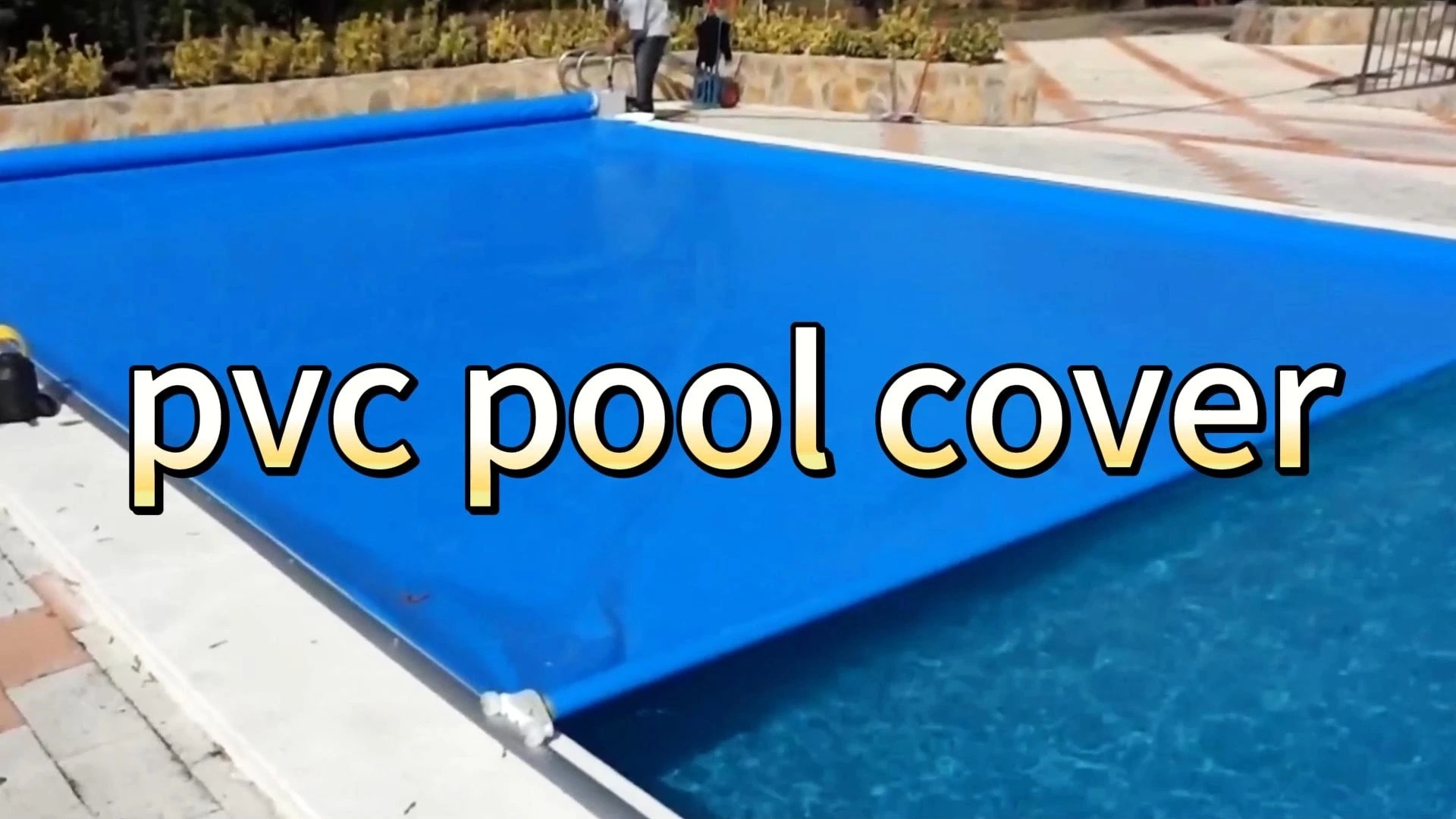 Water Crown Anti Debris PVC Protective Cover for Inground Swimming Pool 1
