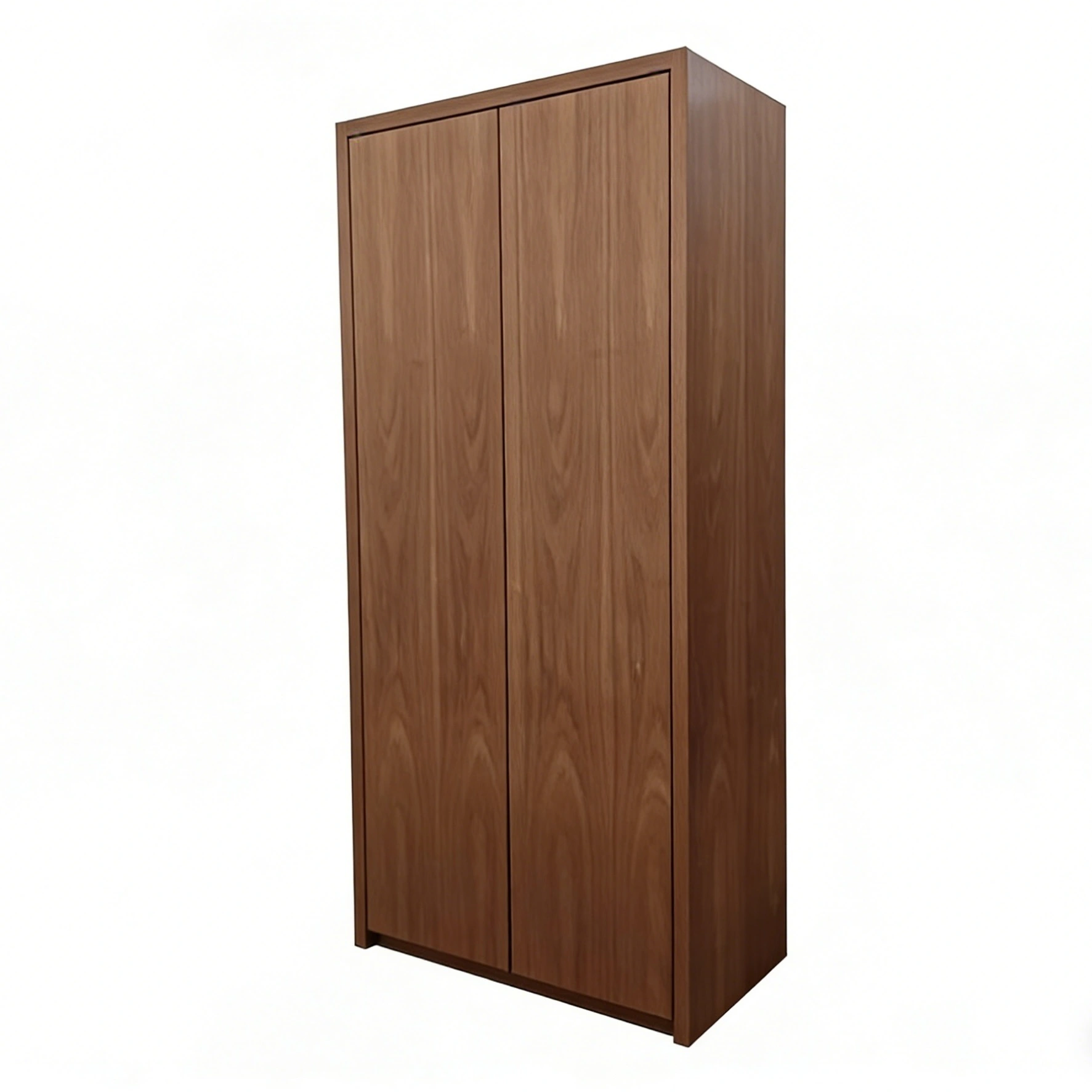 Hotel Wardrobe - Solid Wood Double Door Closet | Modern Guest Room Storage Furniture O-1021 1
