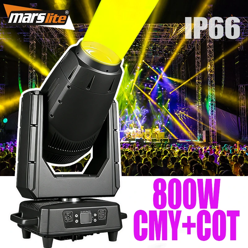 Водонепроницаемый светодиодный прожектор Marslite IP66 мощностью 800 Вт для CTO и CMY-цветов, сценический прожектор Sharpy Light мощностью 800 Вт. 1