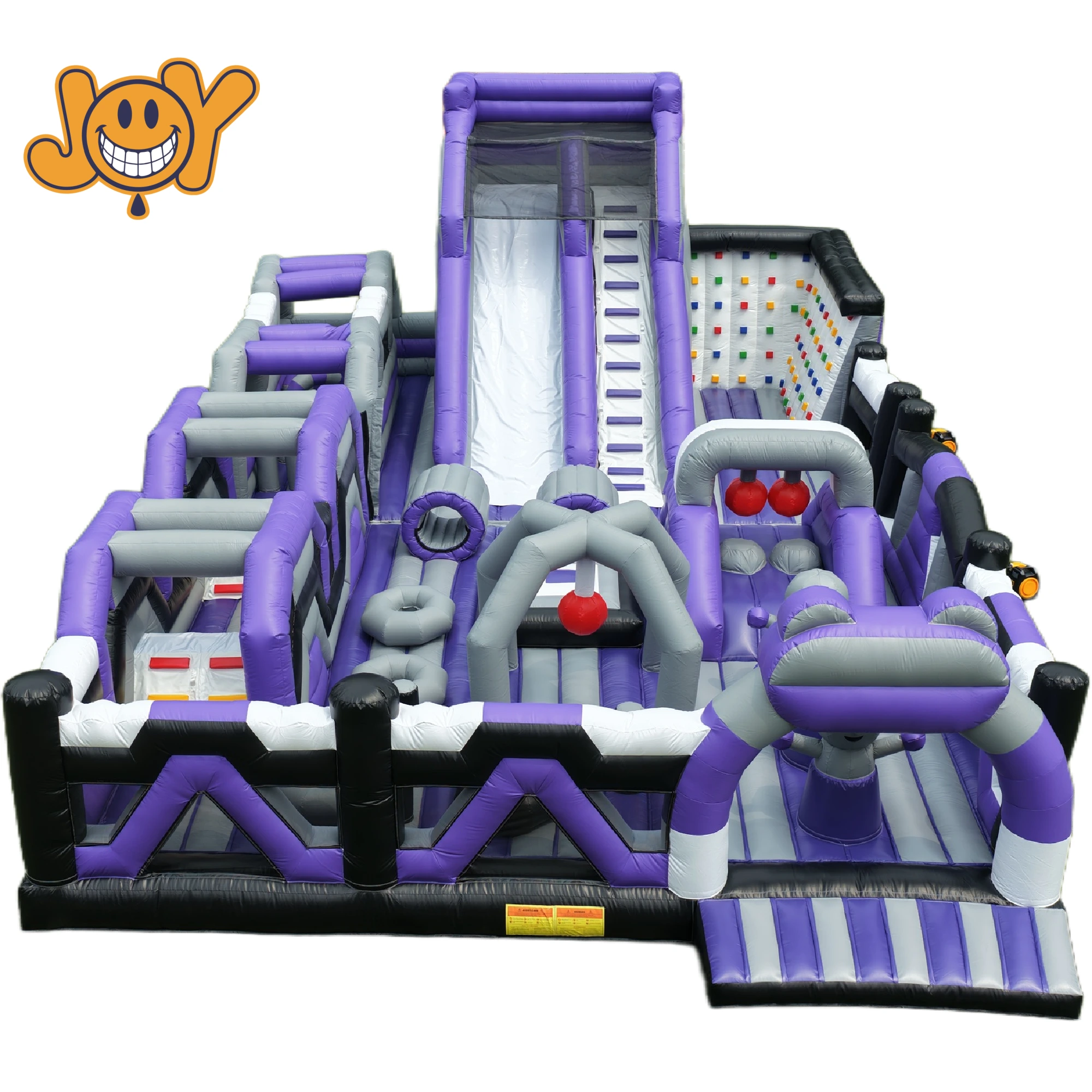 Na sprzedaż duży dmuchany plac zabaw o wymiarach 15x10 m – komercyjny dmuchany tor przeszkód 1